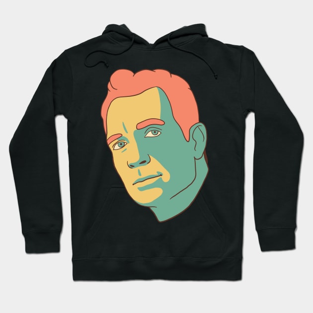 Jack Kerouac Portrait In Vintage Colors Hoodie by isstgeschichte